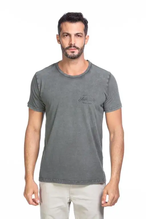 Camiseta Masculina Trade Mark Head Free Lavanderia Premium