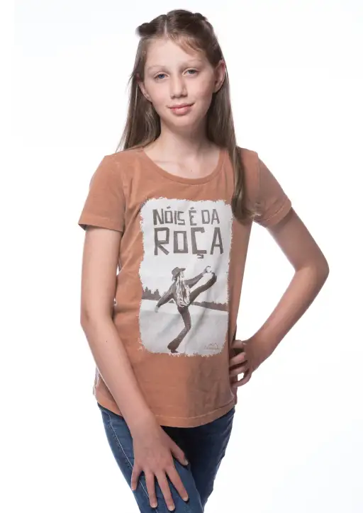 Tshirt Juvenil Estanciero Nois é Da Roça