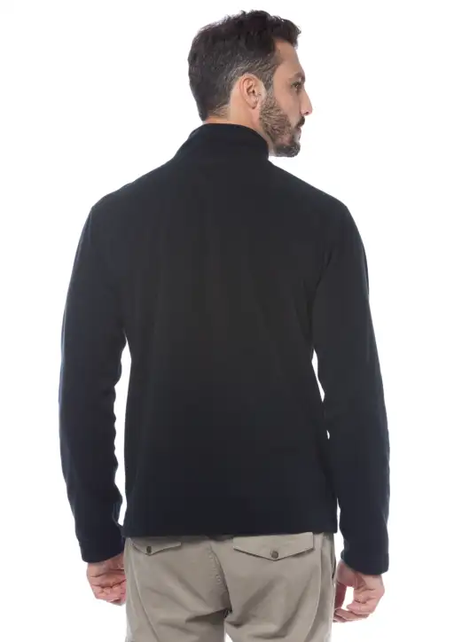 Blusa Microsoft Estanciero Meio Ziper Masculina