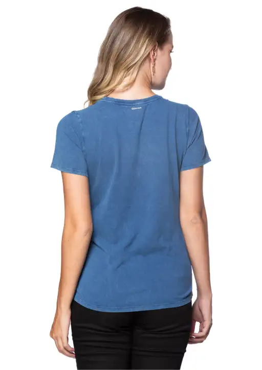 Tshirt Feminina Estanciera Azul Horse 