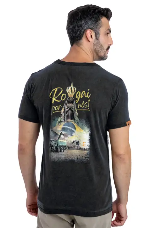 Camiseta Masculina Estanciero Nossa Senhora Aparecida