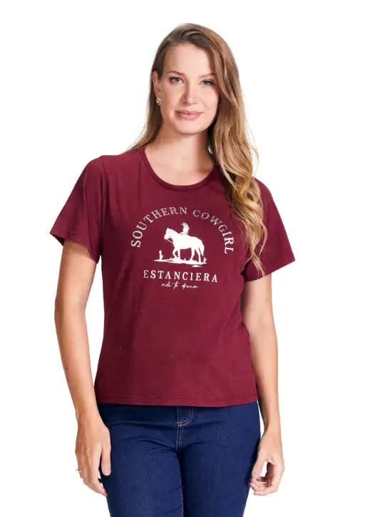 Tshirt Feminina Estanciera Cowgirl