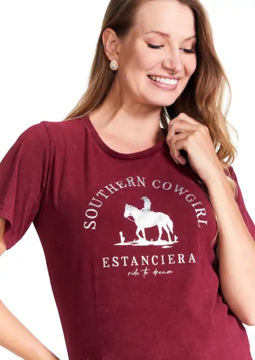 Tshirt Feminina Estanciera Cowgirl