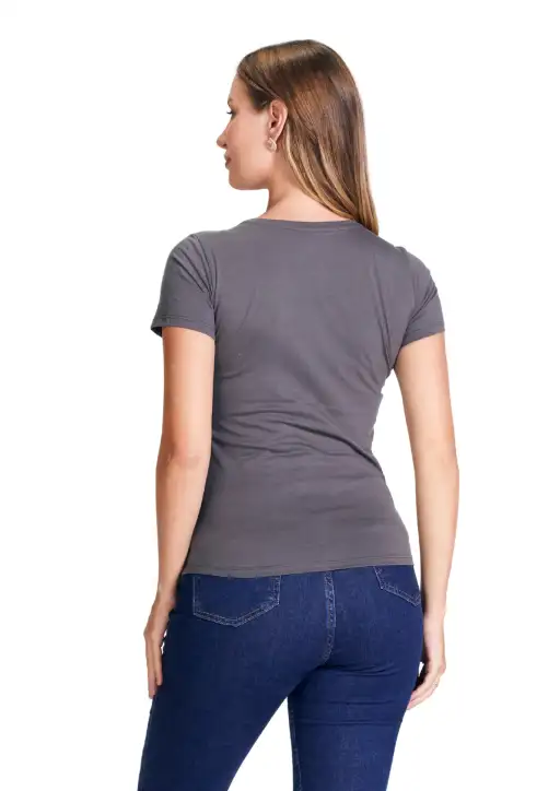 Tshirt Feminina Estanciera Vaquinha Com Lacinho 