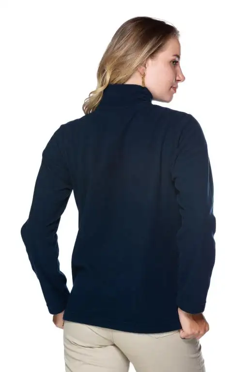 Blusa Microsoft Estanciero Meio Ziper Feminina