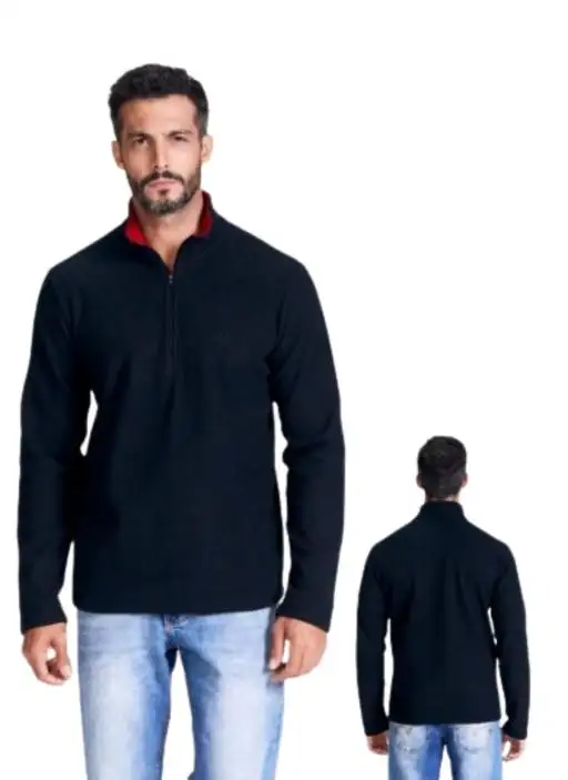 BLUSA SOFT BICOLOR MASC ESTANCIERO 