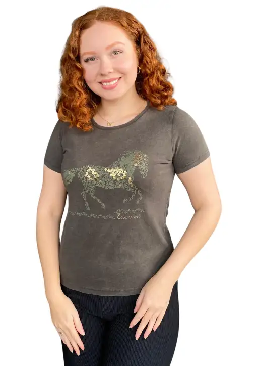 T-shirt Feminina Estanciera Freedom in Petals