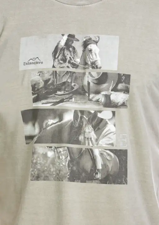 Camiseta Masculina Estanciero Paixão Campeira Plus Size 