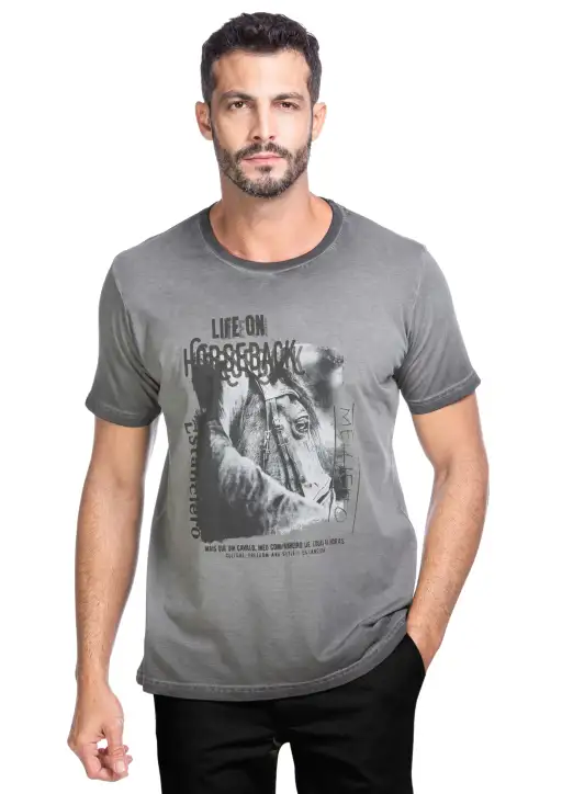 Camiseta Masculina Estanciero Life on Horseback