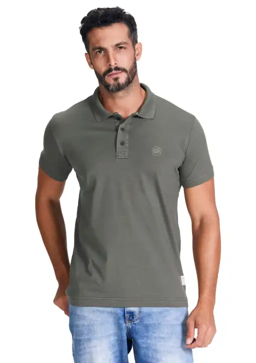 Camisa Polo Masculina Head Free Básica