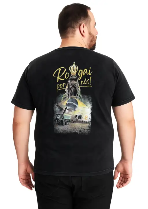 Camiseta Masculina Estanciero Nossa Senhora Plus Size