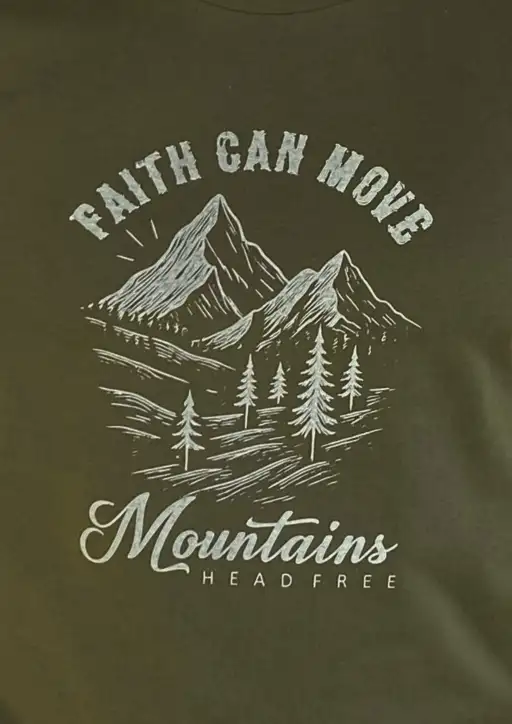 Camiseta Masculina Head Free Faith Can Move