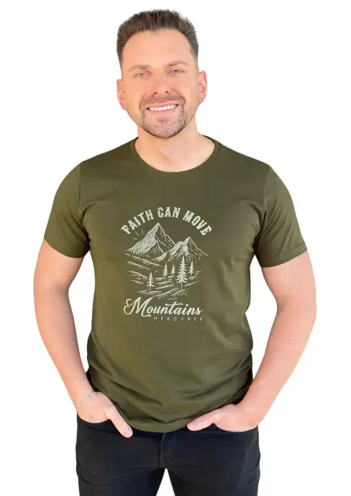 Camiseta Masculina Head Free Faith Can Move
