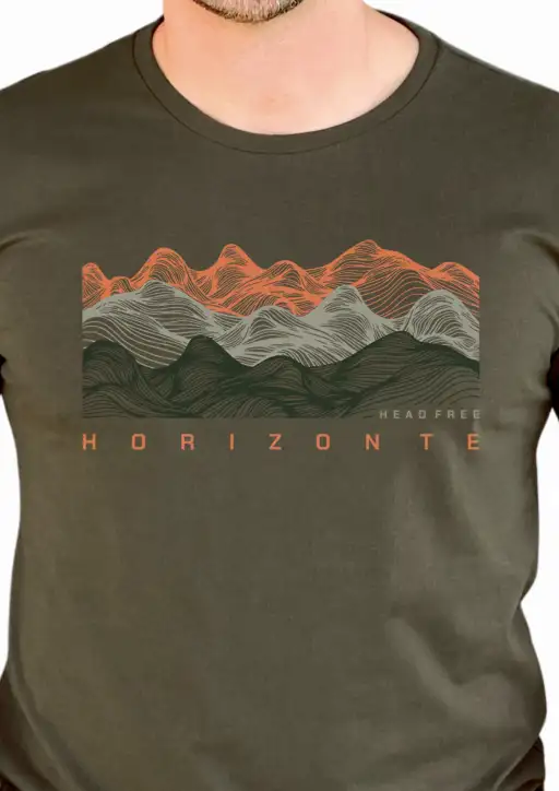 Camiseta Masculina Head Free Horizonte Lines