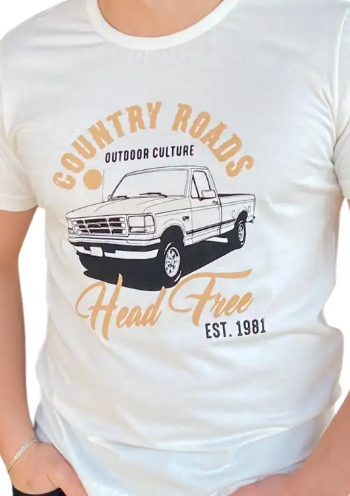 Camiseta Masculina Head Free Country Roads