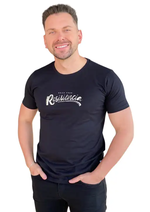 Camiseta Masculina Head Free Resiliência