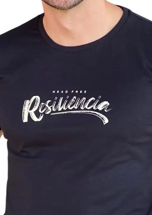 Camiseta Masculina Head Free Resiliência