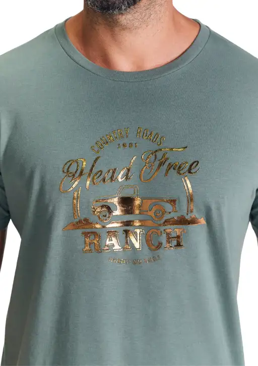Camiseta Masculina Head Free Country Roads