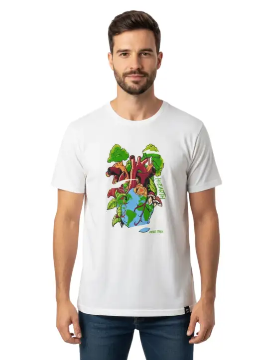 Camiseta Masculina Head Free Earth