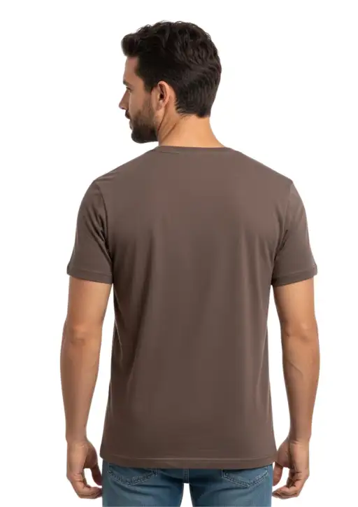 Camiseta Masculina Head Free Outdoor Culture Marrom