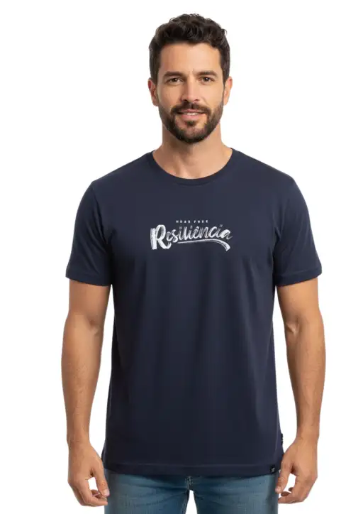 Camiseta Masculina Head Free Resiliência