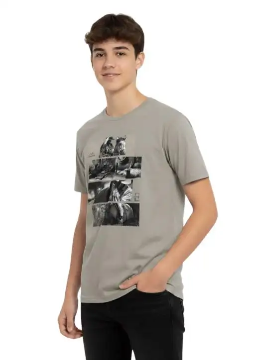 Camiseta Juvenil Masculina Estanciero Viver Campeiro 