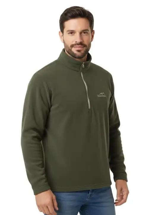Blusa Soft Fleece Masculina Estanciero Meio Zíper