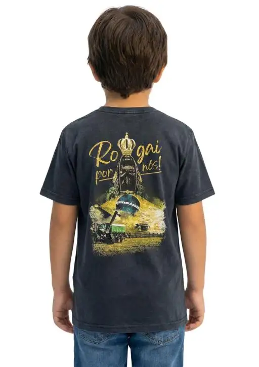 Camiseta Masculina Estanciero Nossa Senhora Infantil