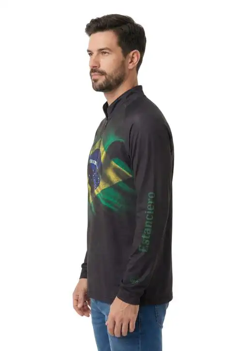 Camiseta Manga Longa Proteção UV50+ Estanciero V18