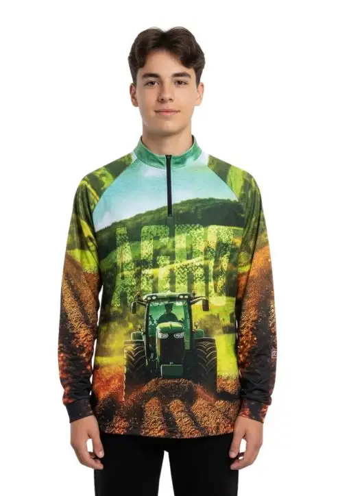 Camiseta Juvenil Manga Longa  UV50+ Estanciero  V10