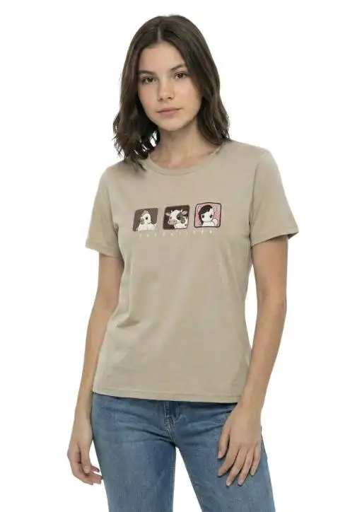 Shirt Juvenil Feminina Estanciera Animais da Fazenda 