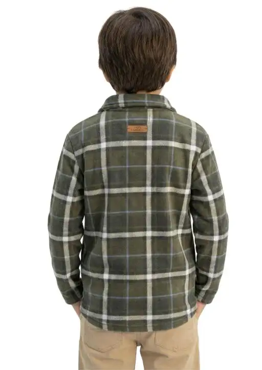 Jaqueta Peluciada Sherpa Masculina Estanciero Infantil