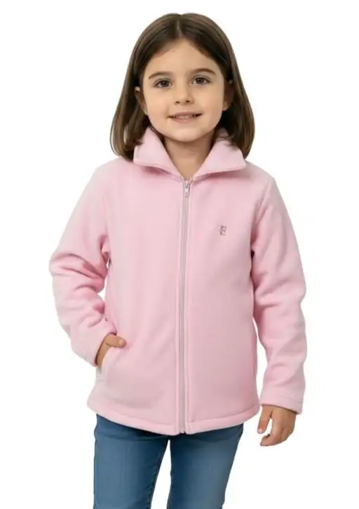 Jaqueta Peluciada Sherpa Feminina Estanciera Infantil 