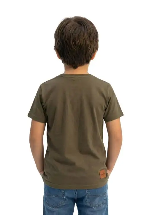 Camiseta Infantil Estanciero Cavalos Paleteada Dupla