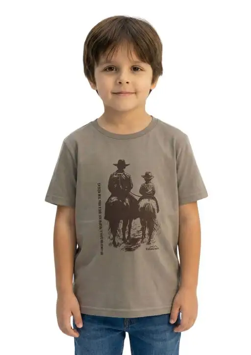 Camiseta Infantil Estanciero Rédeas da Vida