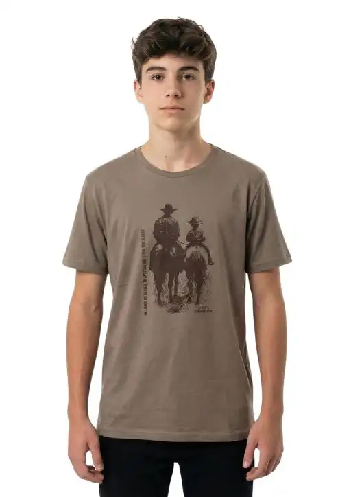 Camiseta Juvenil Estanciero No Lombo do Cavalo