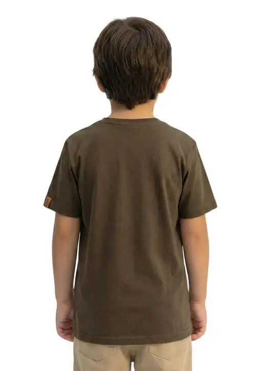 Camiseta Infantil Masculina Estanciero Laço Comprido