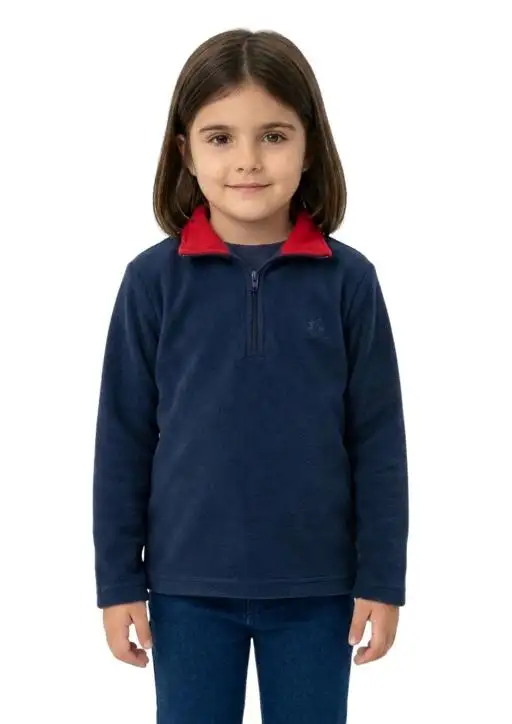Blusa Soft Fleece Bicolor Feminino Estanciero Infantil