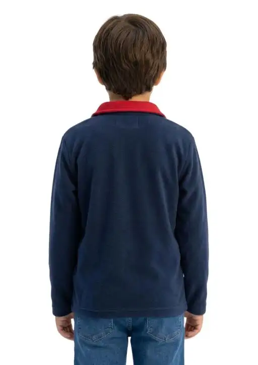 Blusa Soft Fleece Bicolor Masculina Estanciero Infantil