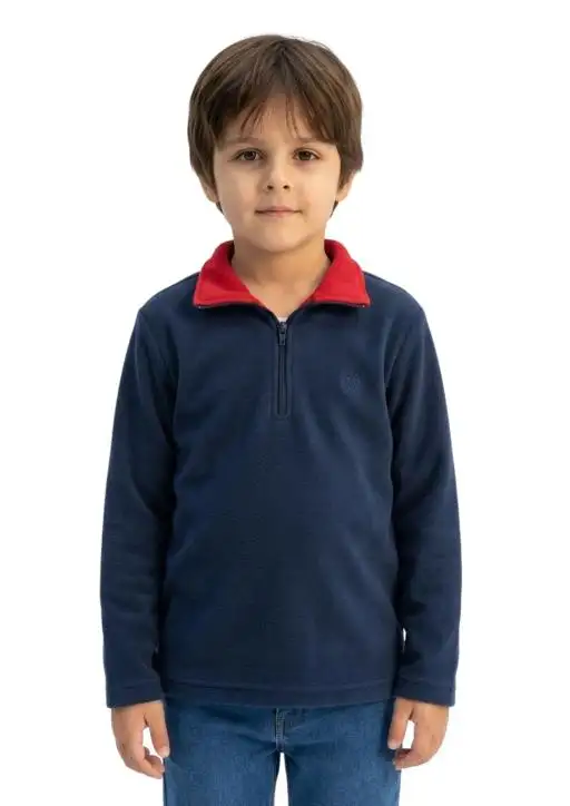 Blusa Soft Fleece Bicolor Masculina Estanciero Infantil