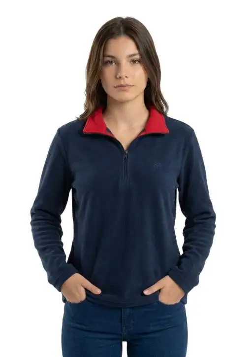 Blusa Soft Fleece Bicolor Feminino Estanciero Juvenil