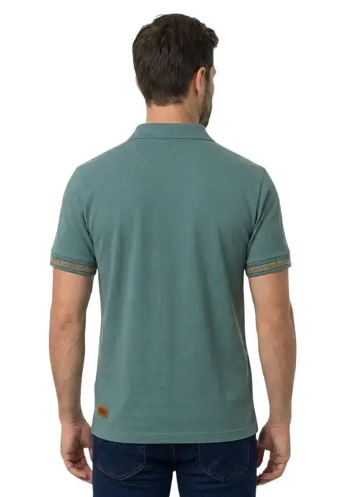 Camisa Polo Masculina Estanciero Guarda Pampa Bordada 