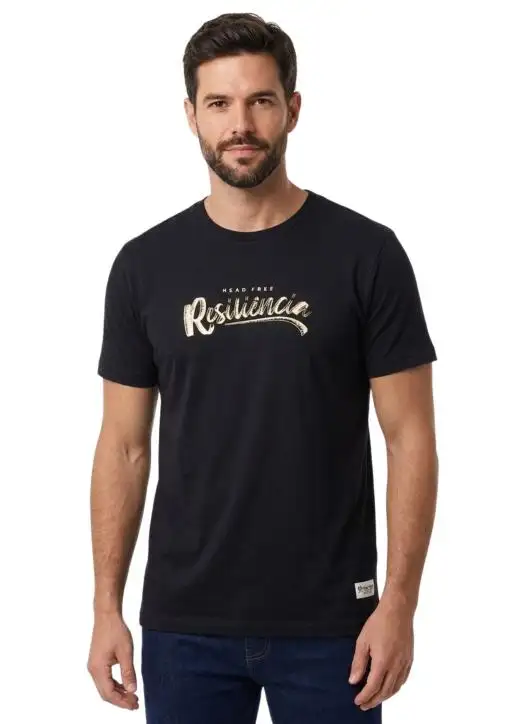 Camiseta Masculina Head Free Resiliência 