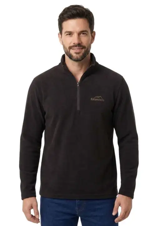 Blusa Soft Fleece Masculina Estanciero Meio Zíper