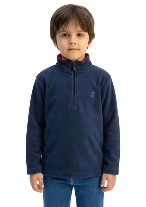 Blusa Soft Fleece Bicolor Masculina Estanciero Infantil
