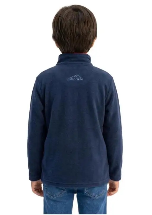Blusa Soft Fleece Bicolor Masculina Estanciero Infantil