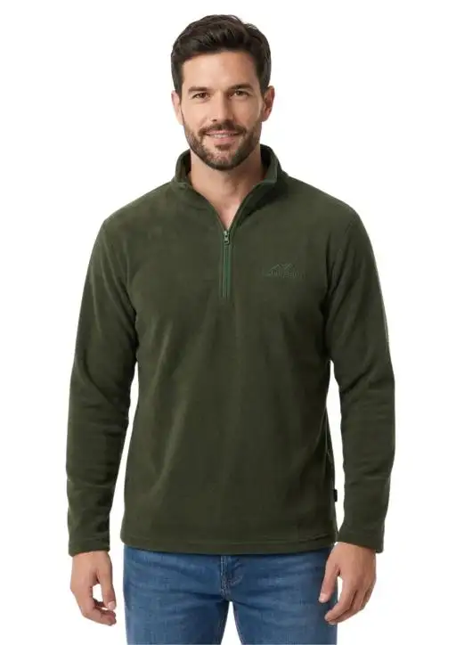 Blusa Soft Fleece Masculina Estanciero Meio Zíper